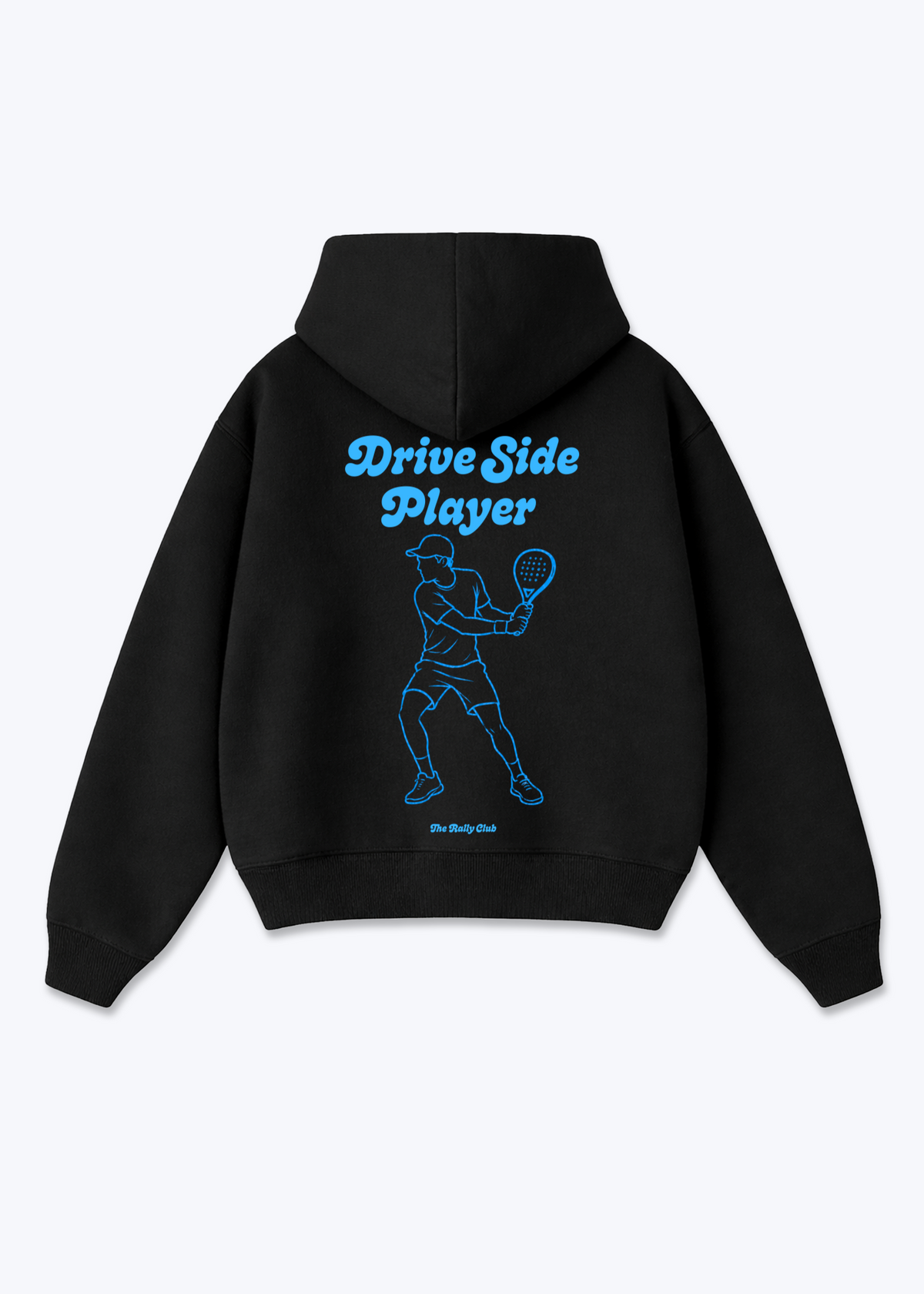 Drive Side Player Oversized Hoodie - Black Back (Designed)
