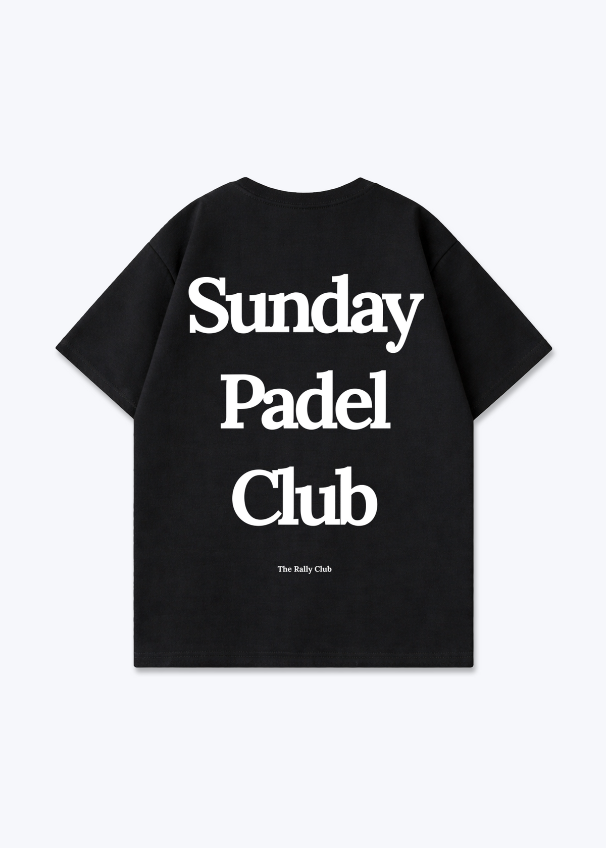 Sunday Padel club Oversized Shirt - Black Back (Designed)