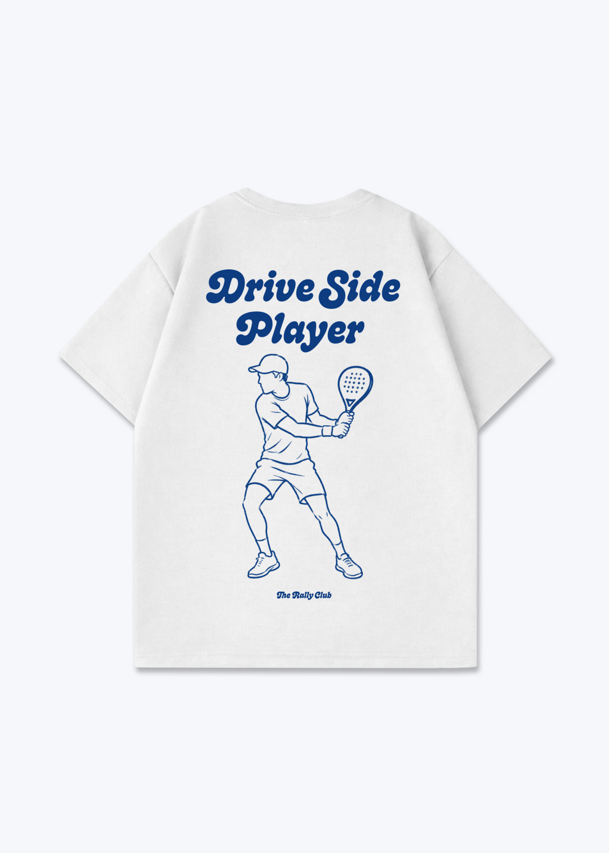 Drive Side Player Oversized Shirt - White Back (Designed)