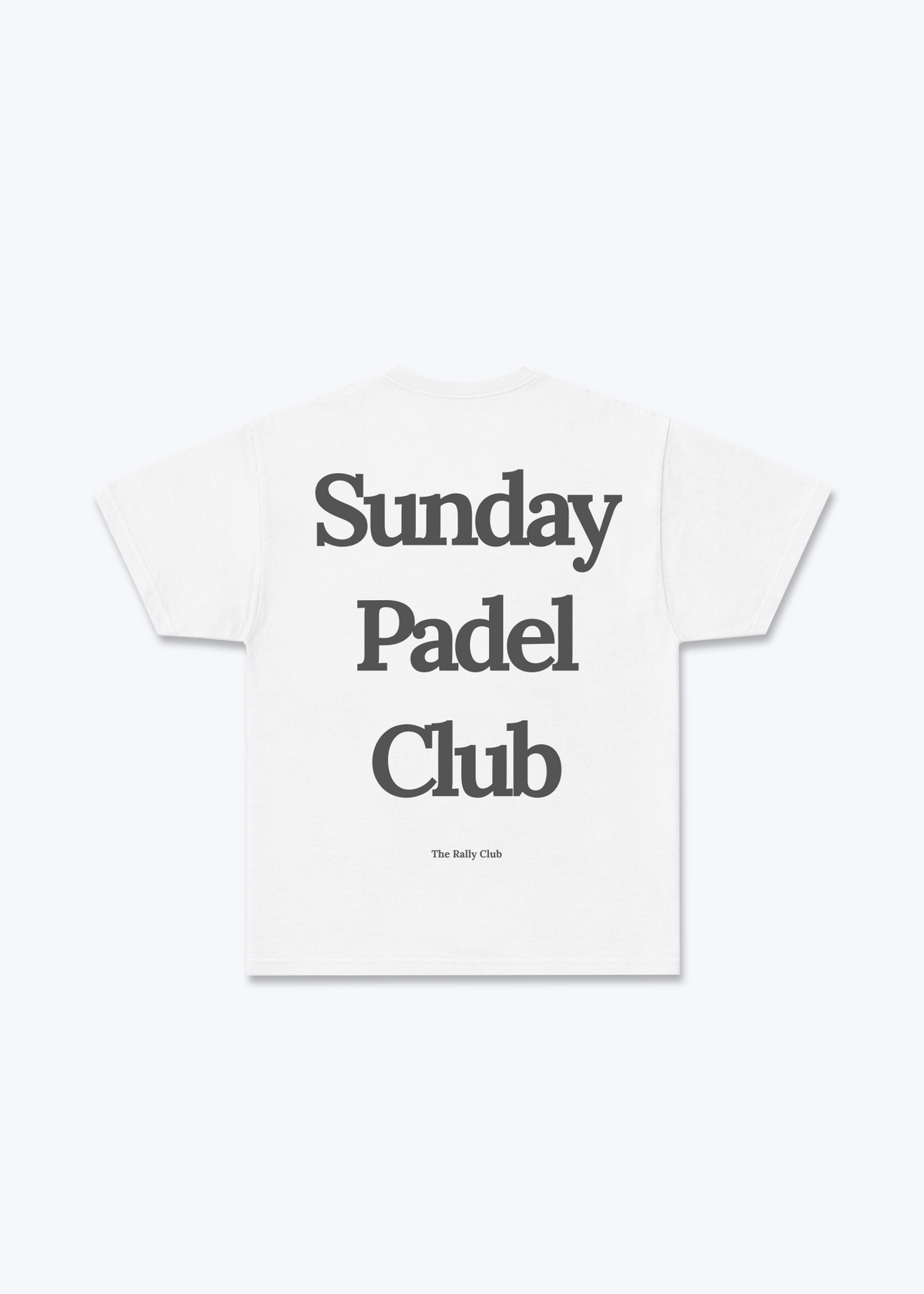 Sunday Padel club Regular Shirt - White Back (Designed)