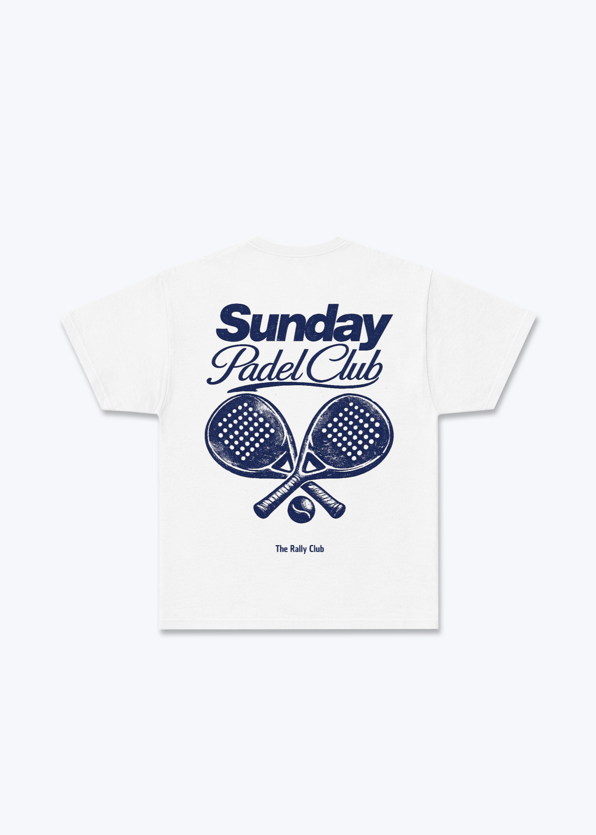 Sunday Padel Club Regular Shirt - White Back (Designed)