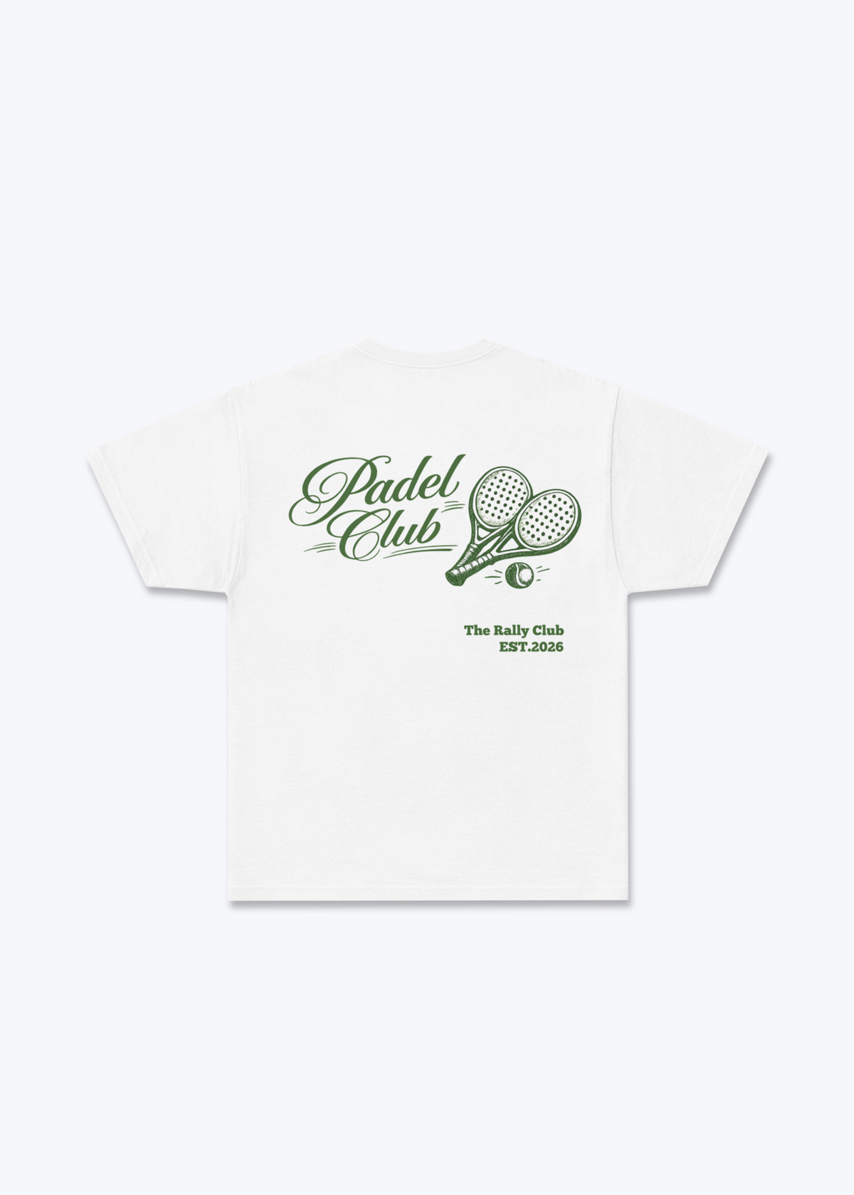 Padel Club Partner Regular Shirt - White Back (Designed)