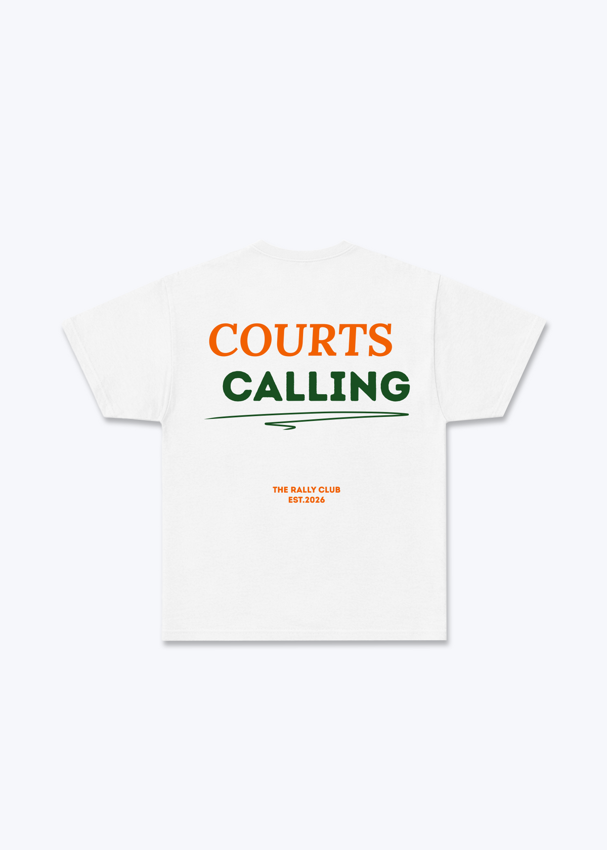 Courts Calling Regular Shirt - White Back (Designed)