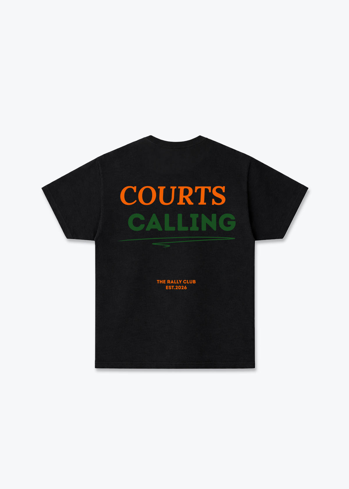 Courts Calling Regular Shirt - Black Back (Designed)