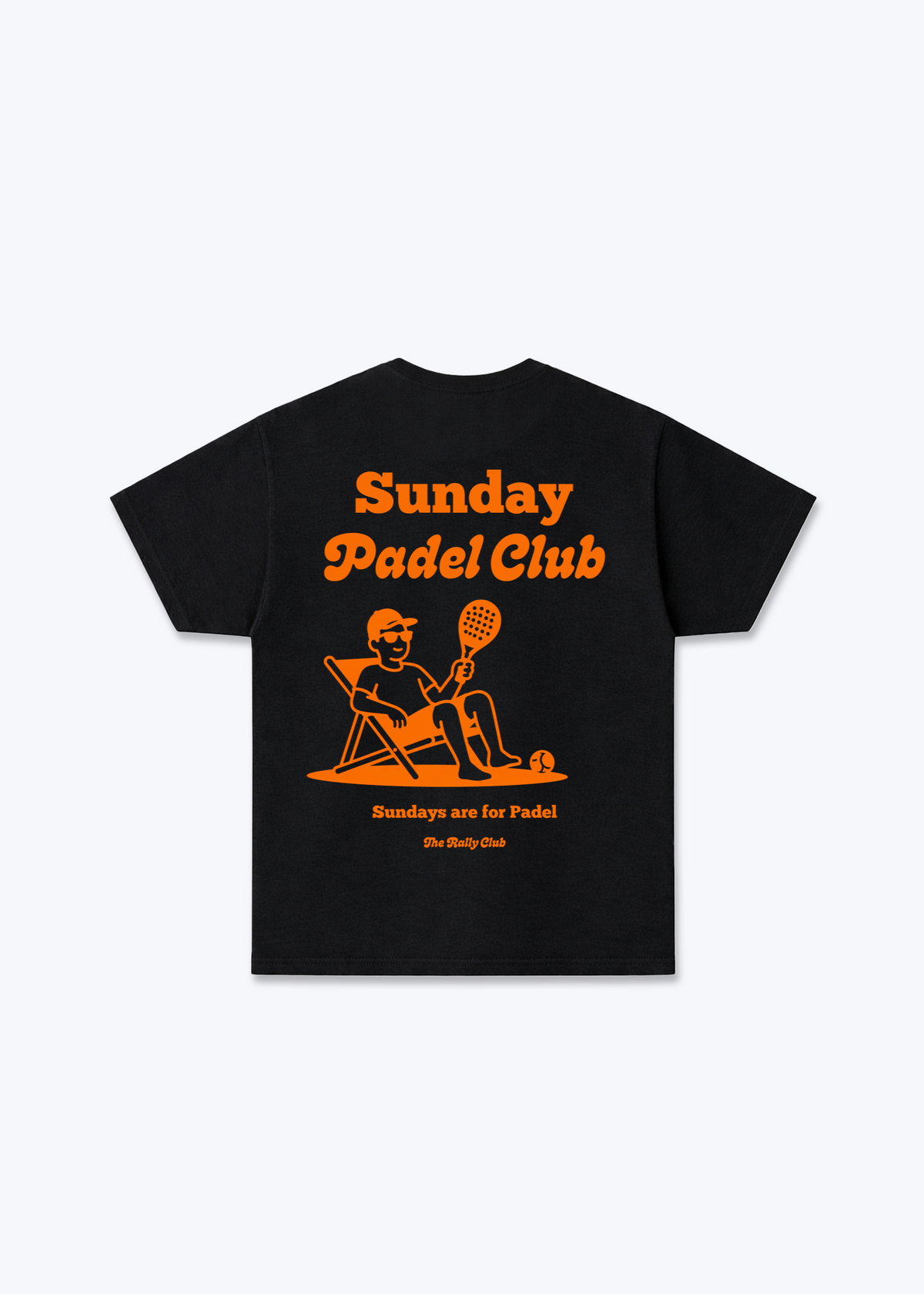 Sundays are for Padel Regular Shirt - Black Back (Designed)