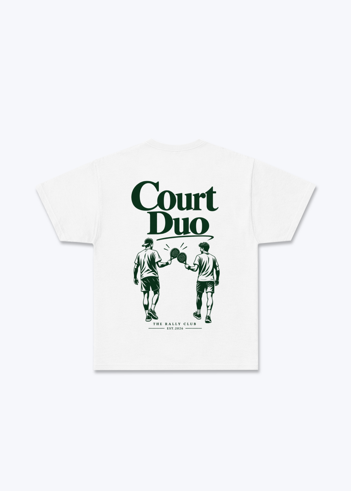 Court Duo Regular Shirt - White Back (Designed)
