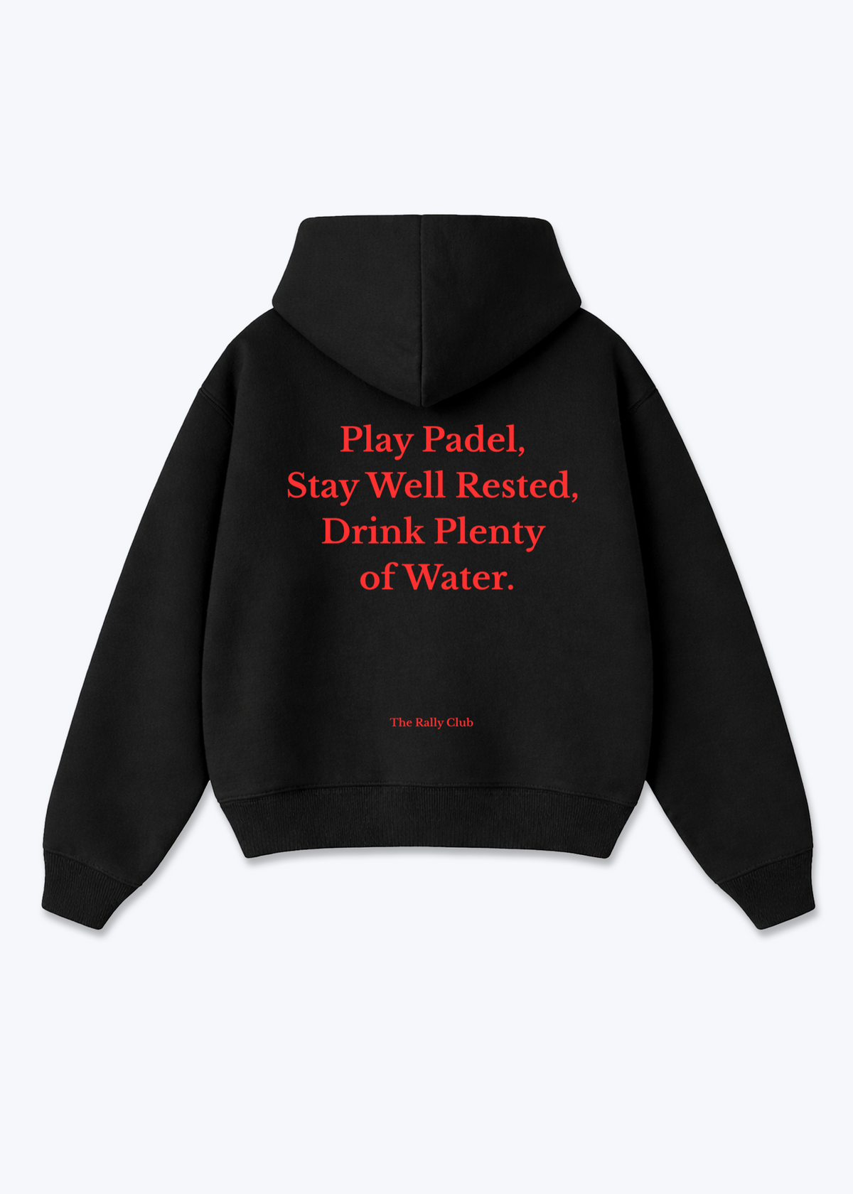 Play Padel Oversized Hoodie - Black Back (Designed)