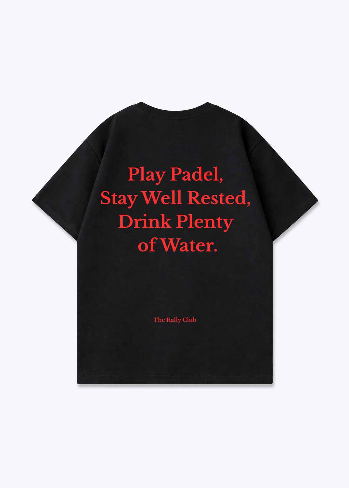 Play Padel Oversized Shirt - Black Back (Designed)