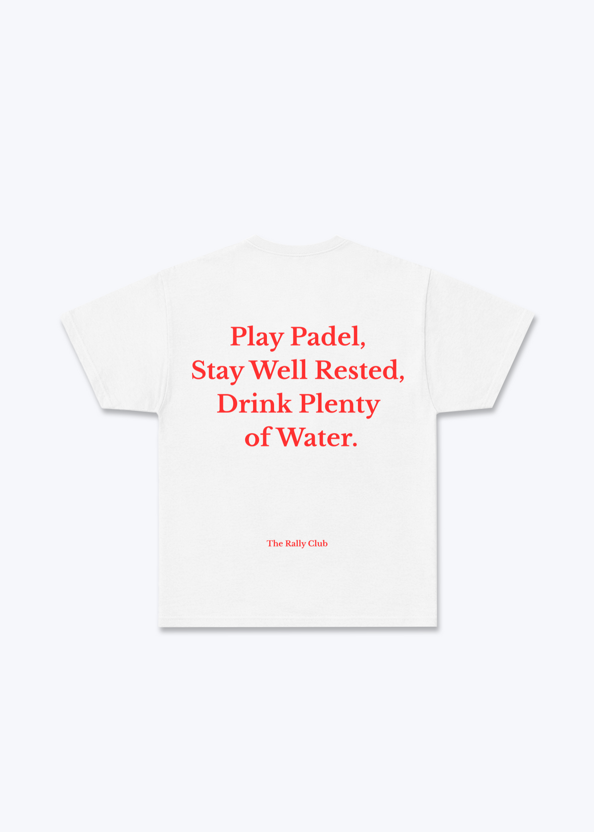 Play Padel Regular Shirt - White Back (Designed)