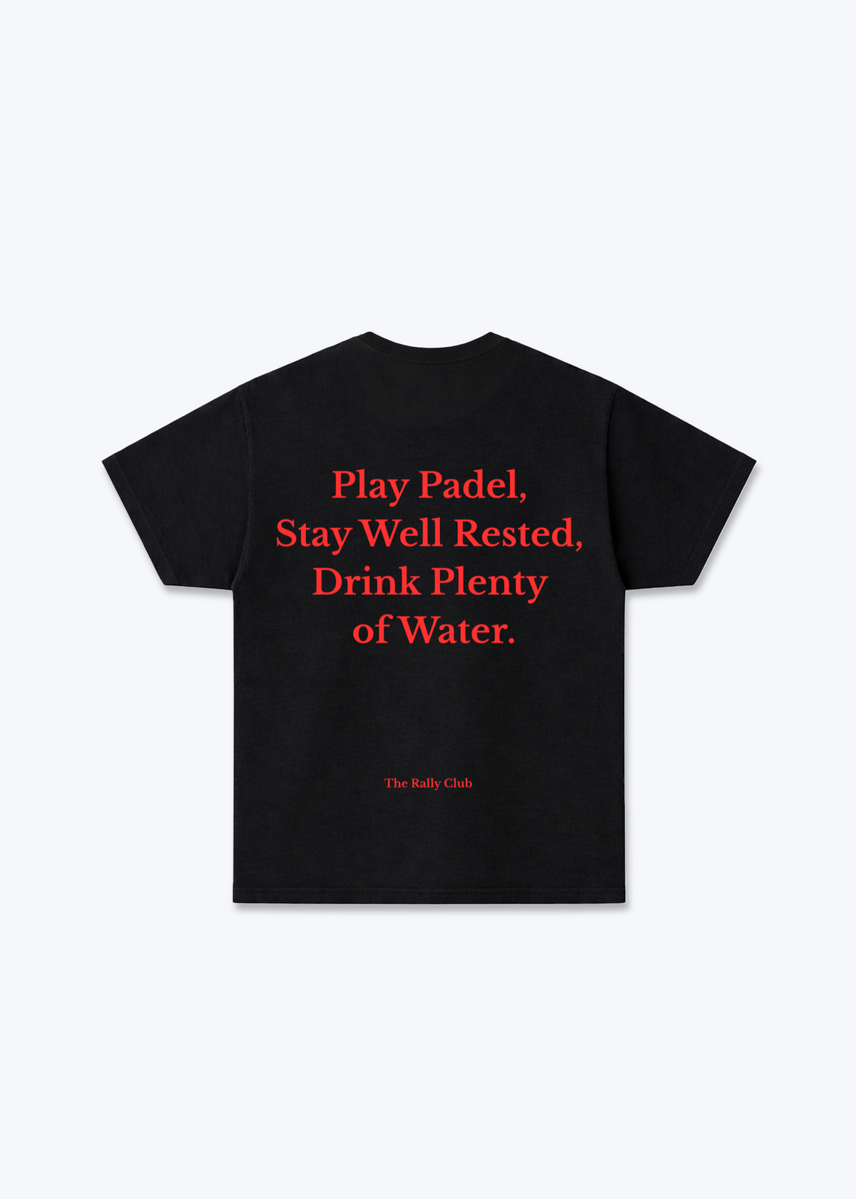 Play Padel Regular Shirt - Black Back (Designed)