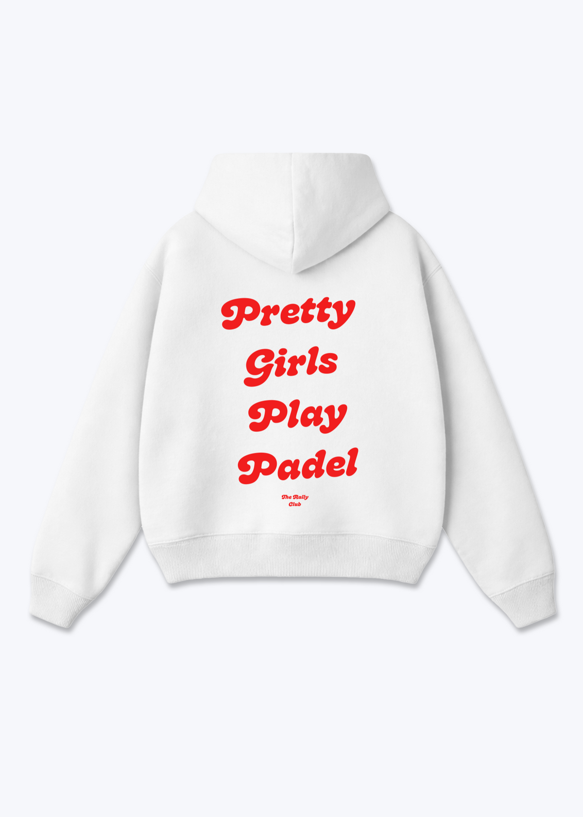 Pretty Girls Rot Oversized Hoodie - White Back (Designed)