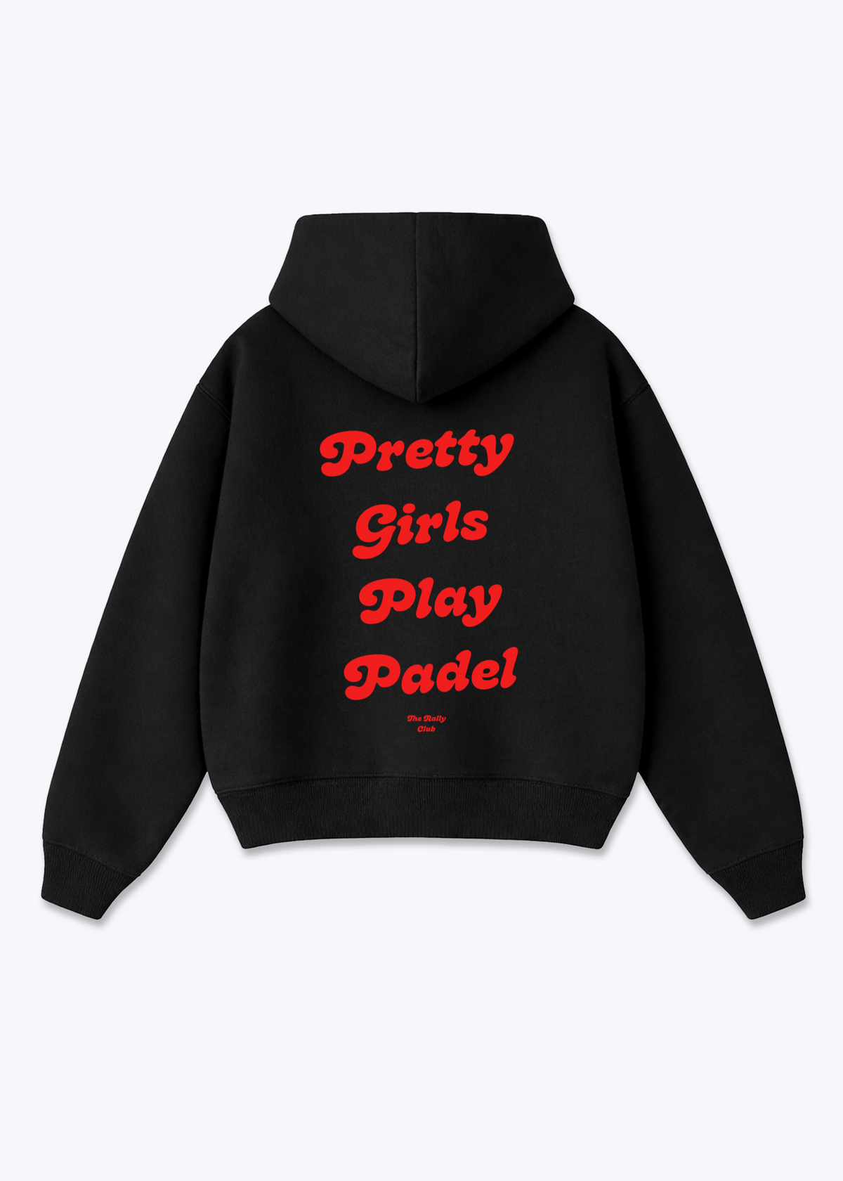 Pretty Girls Rot Oversized Hoodie - Black Back (Designed)
